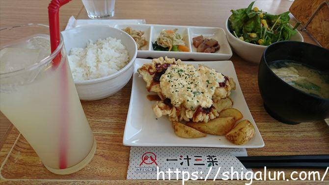 DELL&Cafe一汁三菜のランチ♪チキン南蛮セット食べてみた!鶏がふわふわジューシーなボリュームいっぱいのセット!