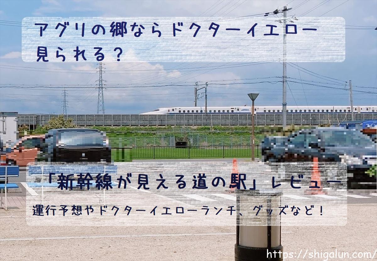 アグリの郷はドクターイエローが見える?滋賀県を通る時間や今日の運行の有無を予測
