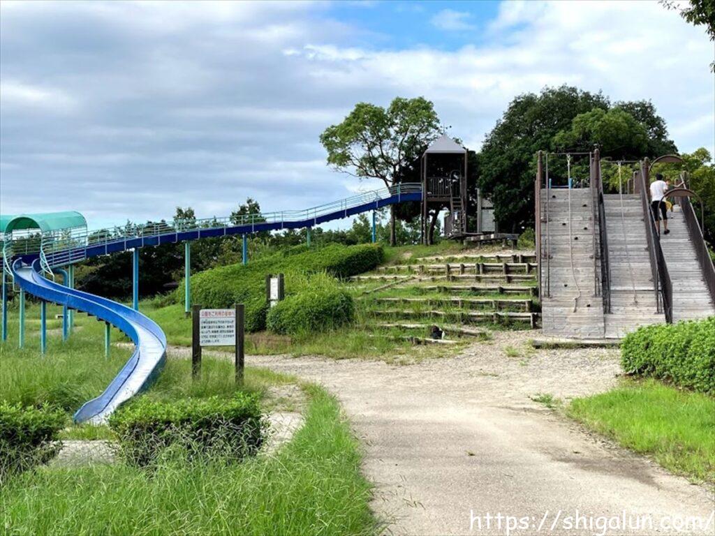 矢橋帰帆島公園のローラースライダー＆クライミング