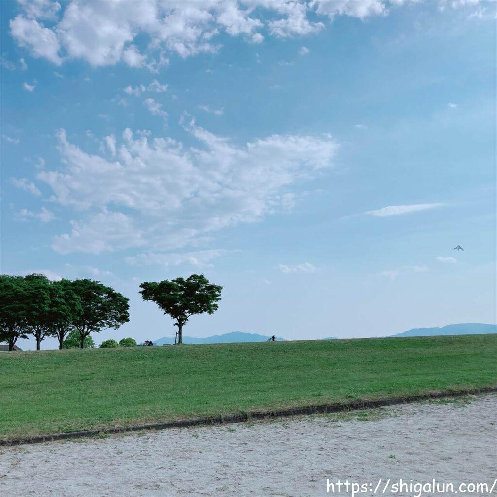 烏丸半島芝生広場:遊具はありません