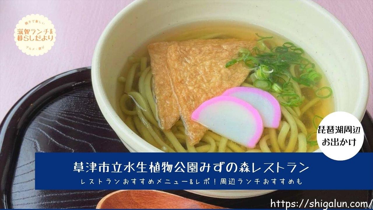 みずの森レストランメニュー&ランチおすすめは?周辺のランチで美味しいお店なら?