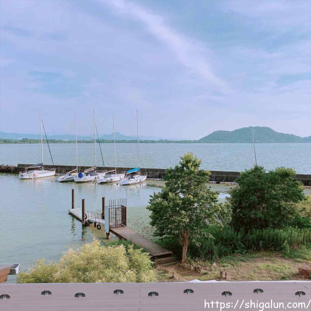 長命寺温泉天葉の湯 テラスからの眺め3