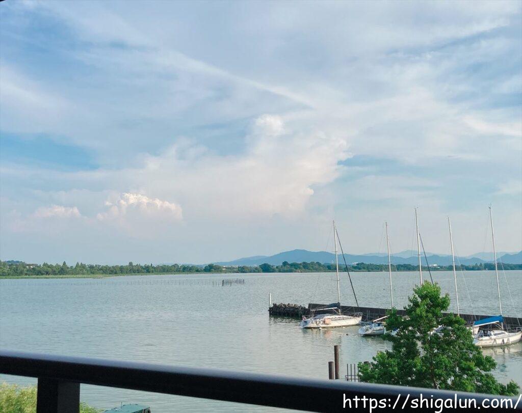 長命寺温泉天葉の湯 テラスからの眺め2