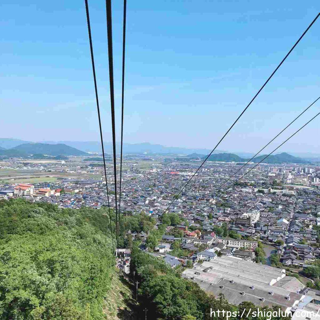 八幡山ロープウェイの景色３