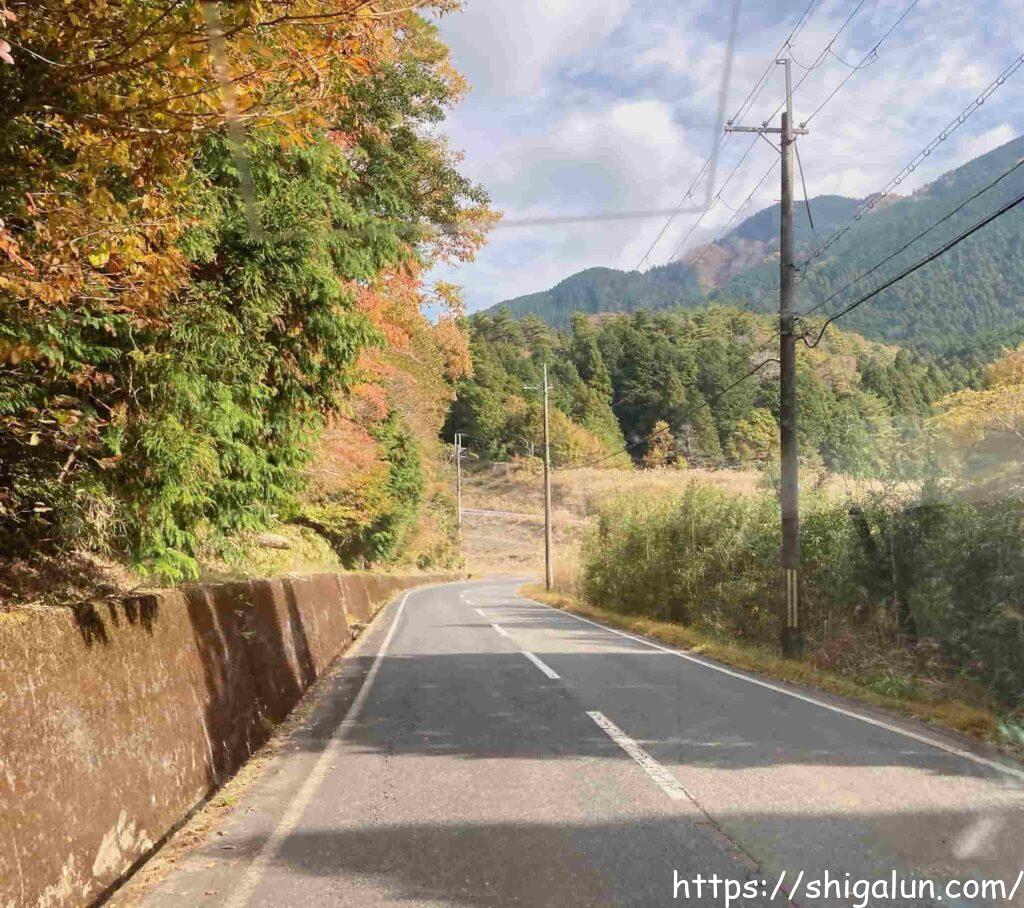 かもしかオートキャンプ場までの道のり