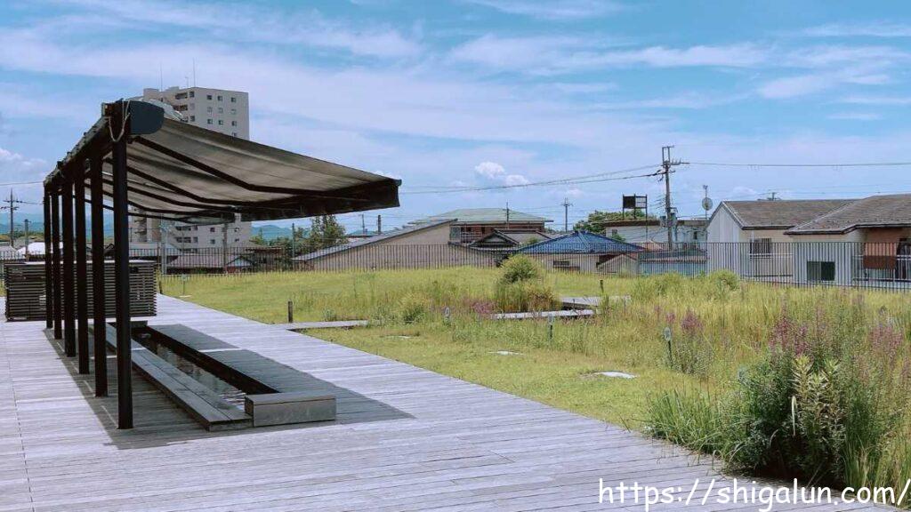 ヤンマーミュージアムの足湯