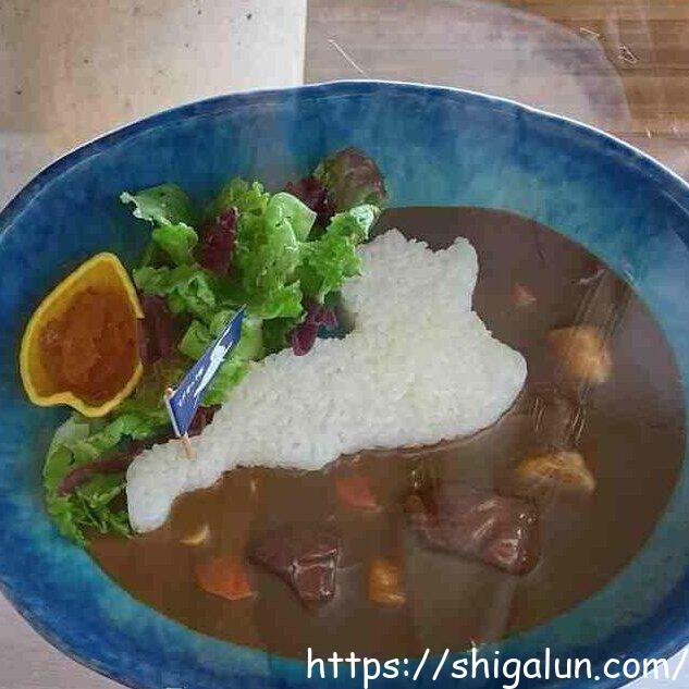 琵琶湖博物レストランのびわ湖カレー
